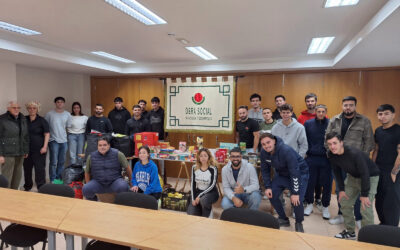 Donación de alimentos de alumnos del Centro de Formación