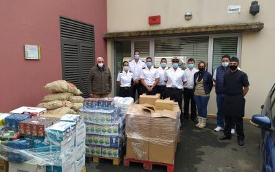 Donación de alimentos Arsenal de Las Palmas