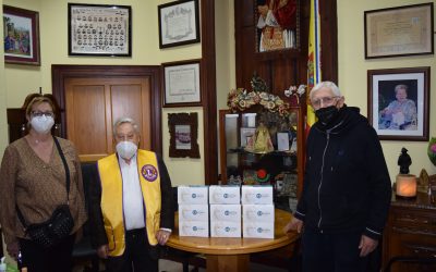 Donación de Mascarillas Club de Leones