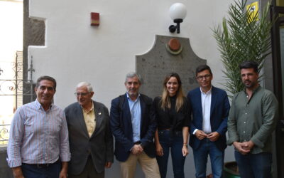Visita representantes de Coalisión Canaria a la Obra Social
